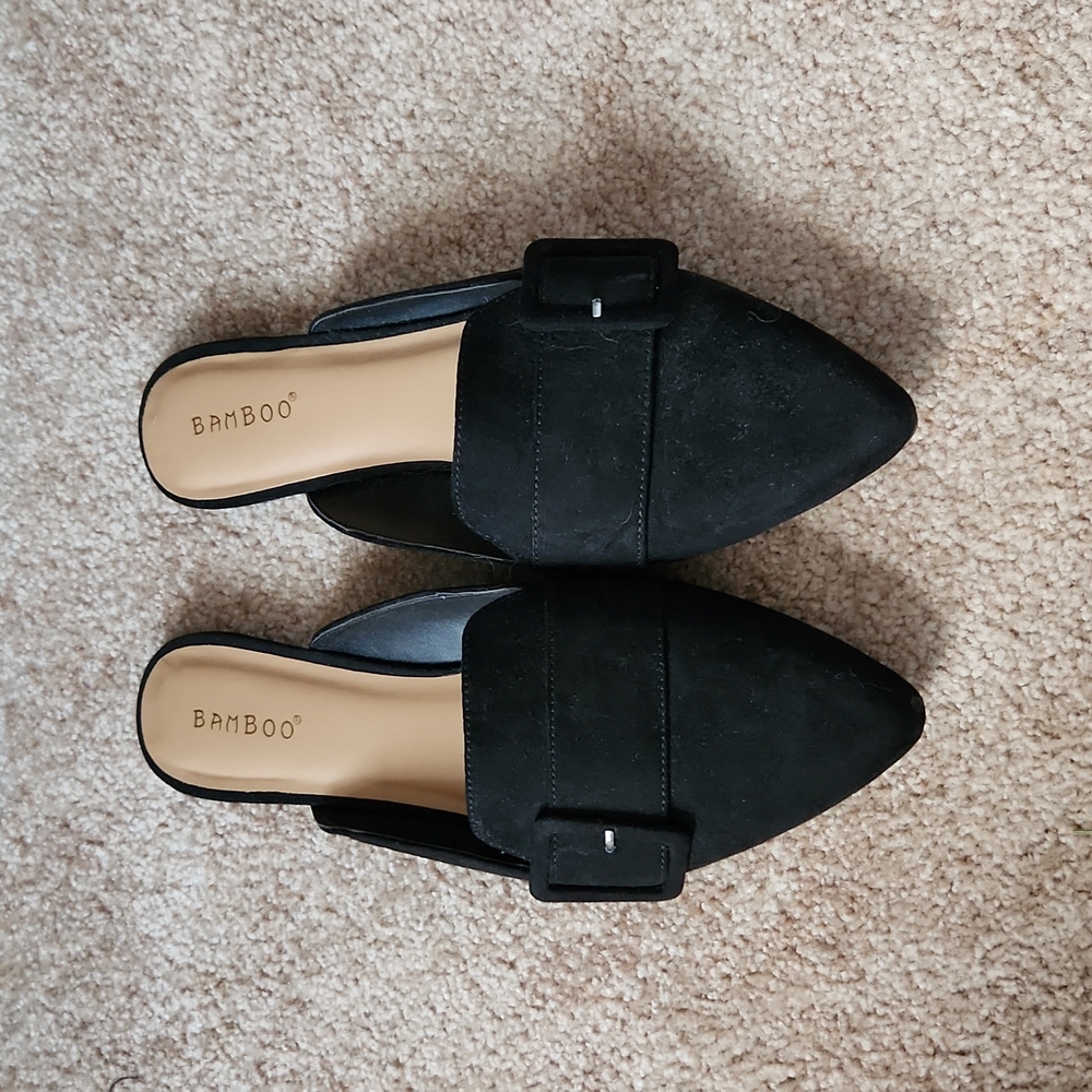 Bamboo mule slides size 10